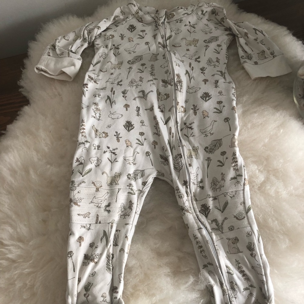 Goumi Zipper Jammies Homestead 6-12 Months